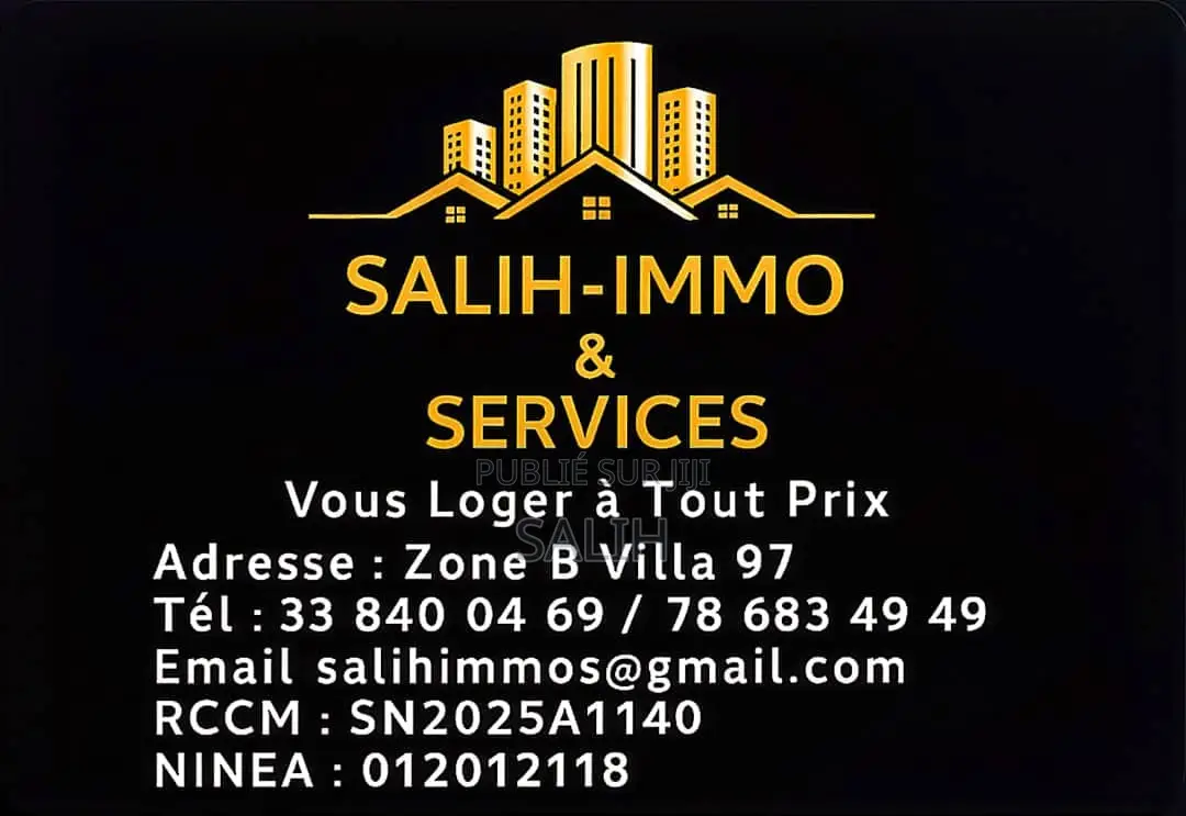 6chbre Villa dans Salih-Immo Et, Fann-Point E-Amitié à Vendre