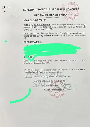 6chbre Villa dans Salih-Immo Et, Fann-Point E-Amitié à Vendre