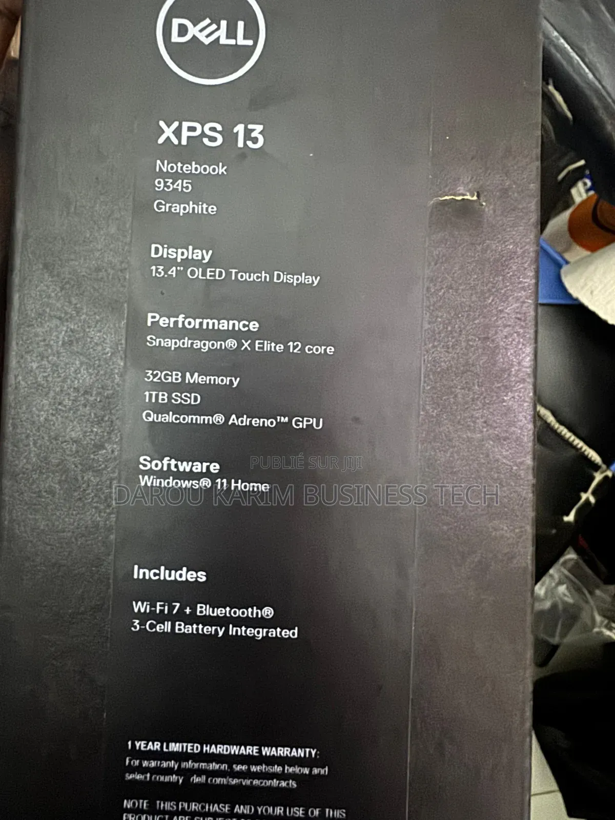 New Dell Autre 32GB Qualcomm Snapdragon X Elite SSD 1T