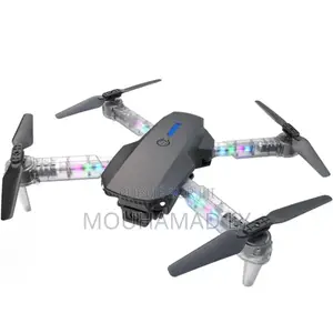 Drone E88 Pro Led Avec Deux Caméras Et Deux Batteries