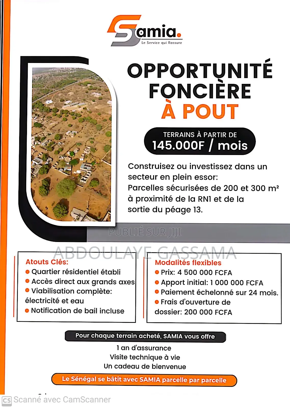 Terrain À Vendre Pout