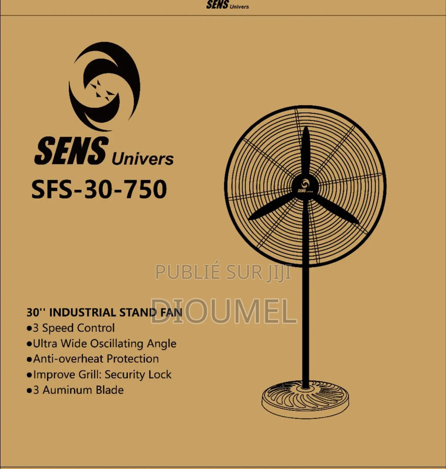 Ventilateur Industriel Sens 30"