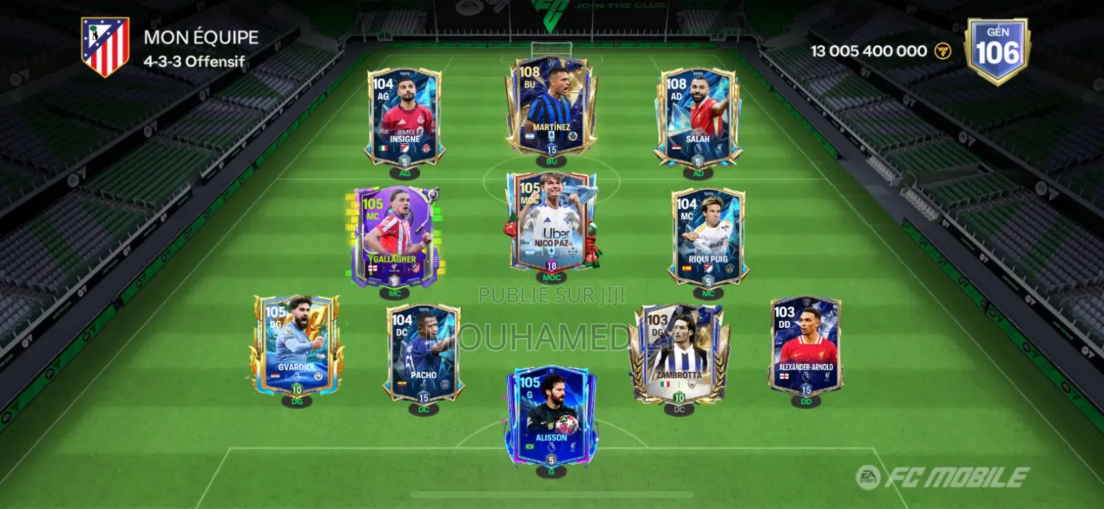 Compte Fc Mobile