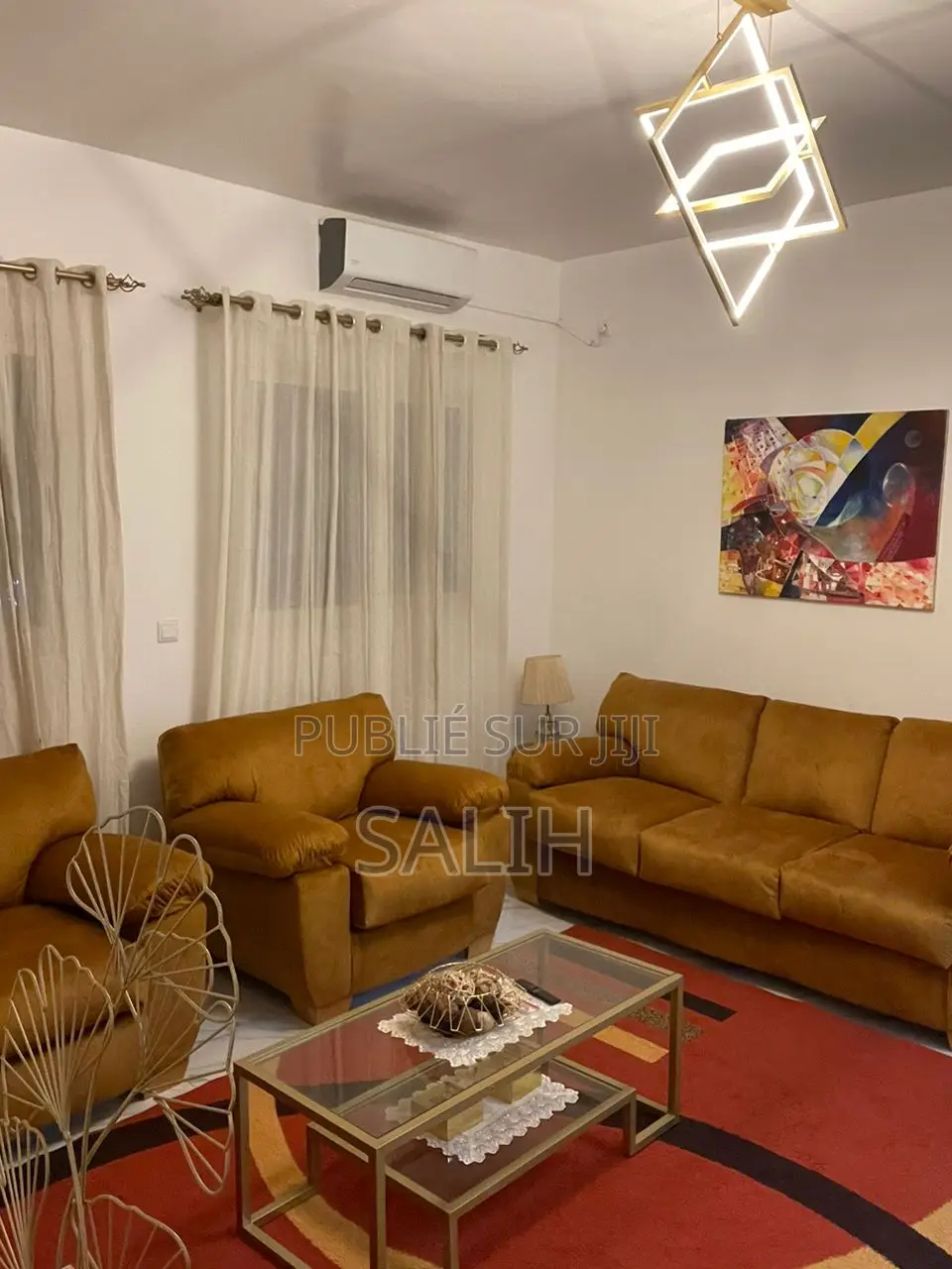 Furnished 2chbre Appartement dans Salih-Immo, Mermoz Sacré-Cœur à Louer