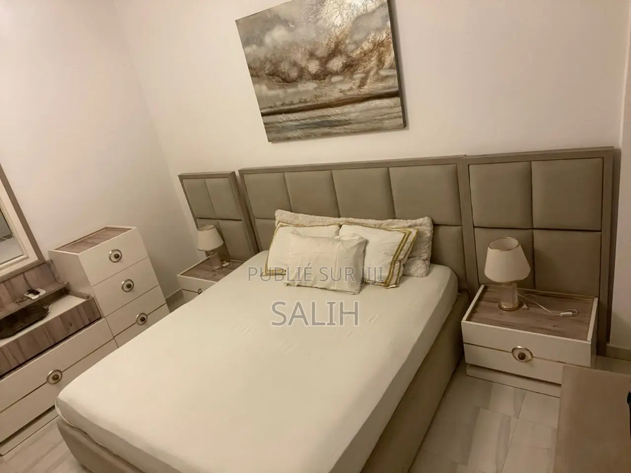 Furnished 2chbre Appartement dans Salih-Immo, Mermoz Sacré-Cœur à Louer