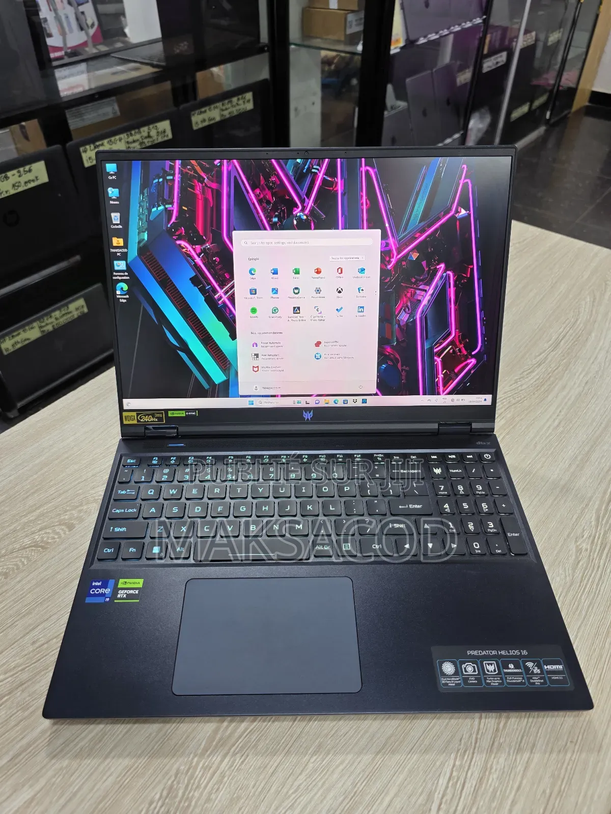Acer Predator Helios 16 16GB Intel Core I9 SSD 512GB