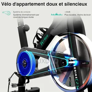 Vélo D'appartement Professionnel Avec Volant, Écran Lcd.