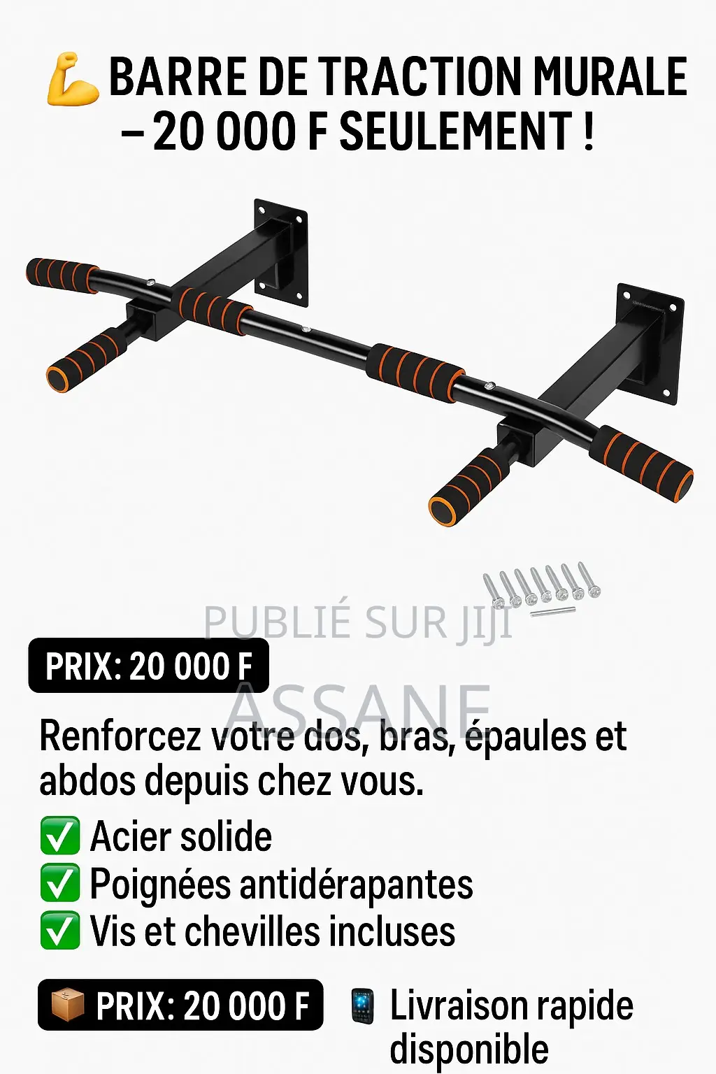 Barre De Traction Mural Importè