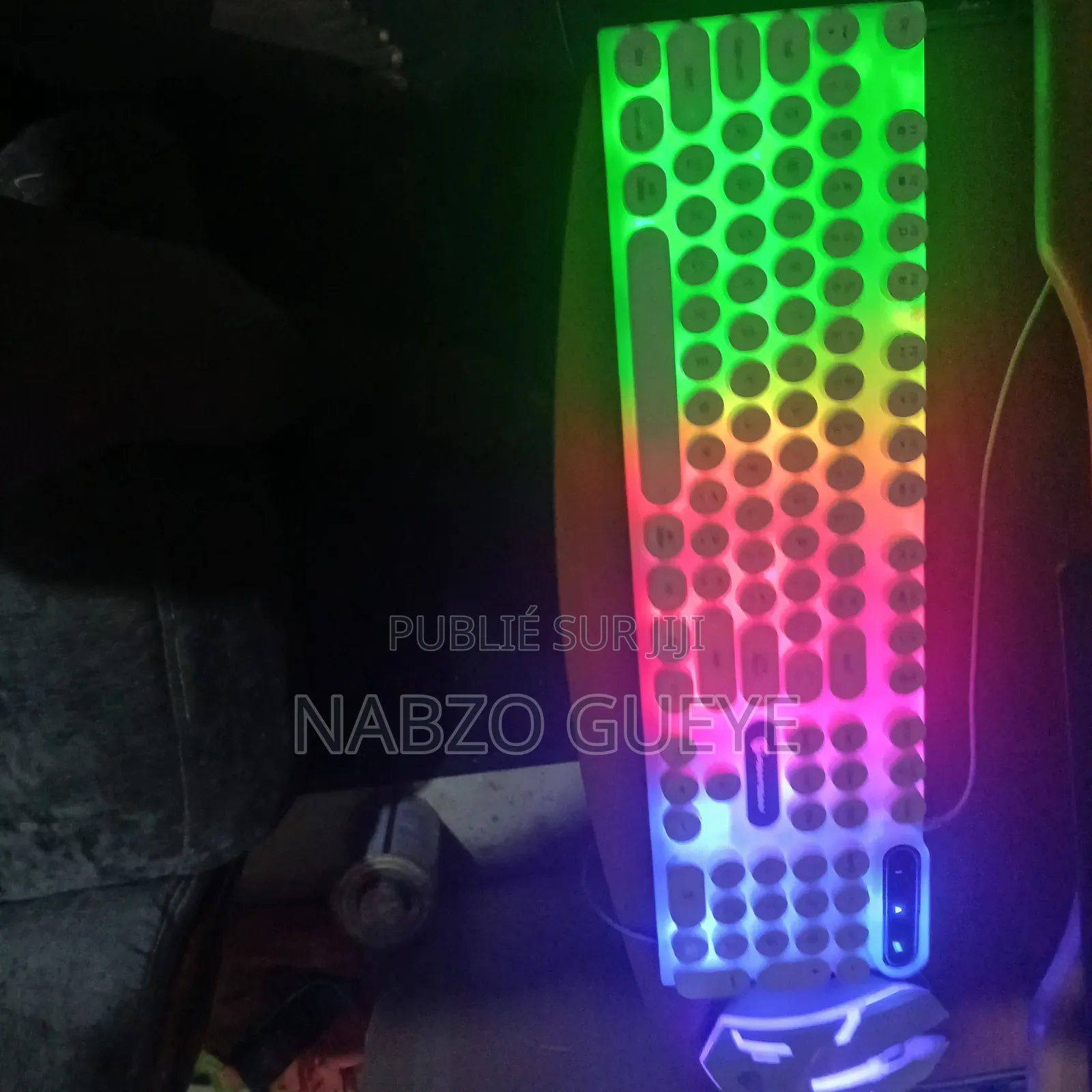 Ensemble Clavier Et Souris Lumineuse