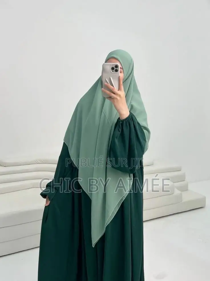 Abaya Khimar 1 Ton Et 2 Ton