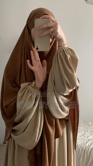 Abaya Khimar 1 Ton Et 2 Ton