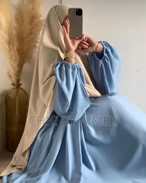 Abaya Khimar 1 Ton Et 2 Ton