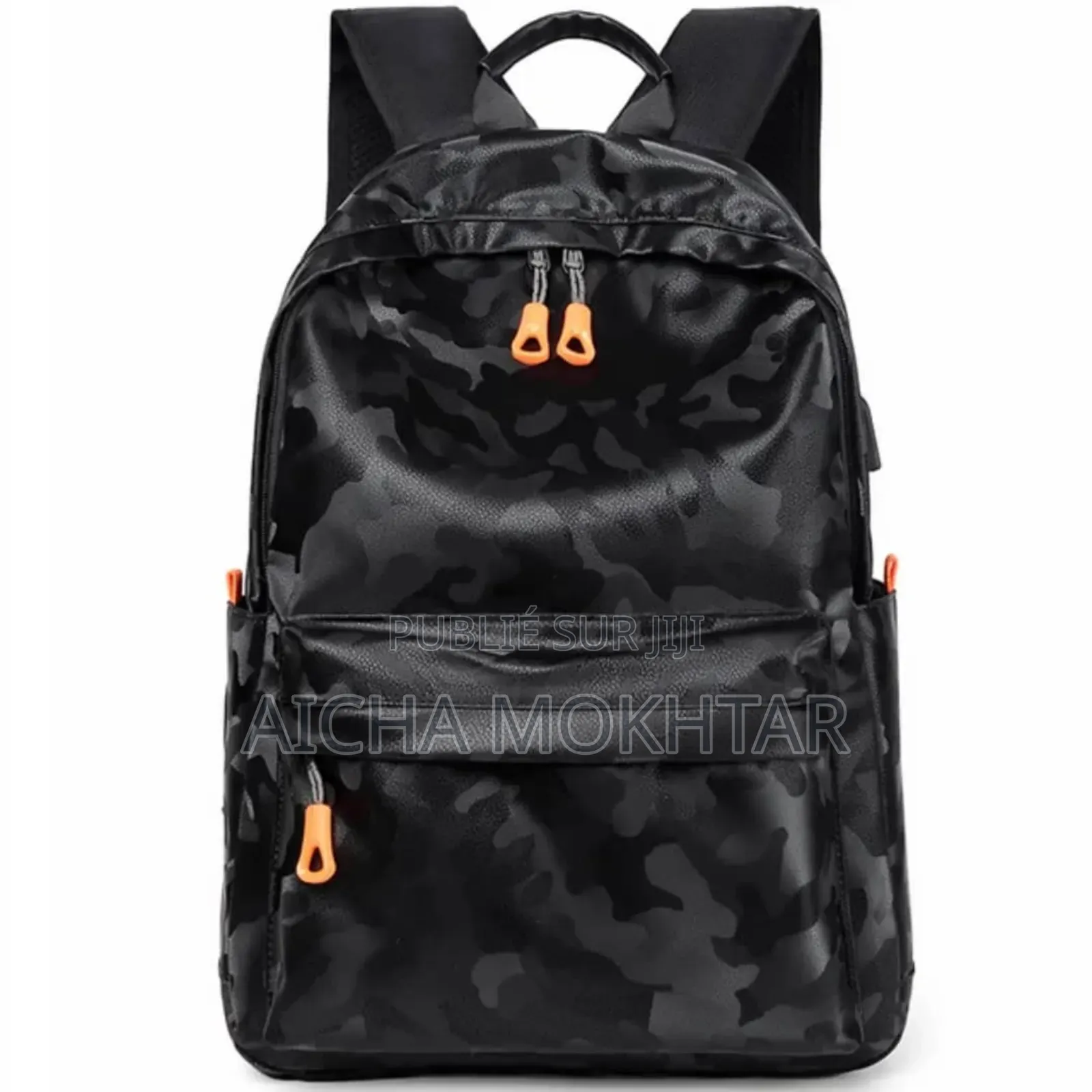 Sac À Dos Noir 2 Poches