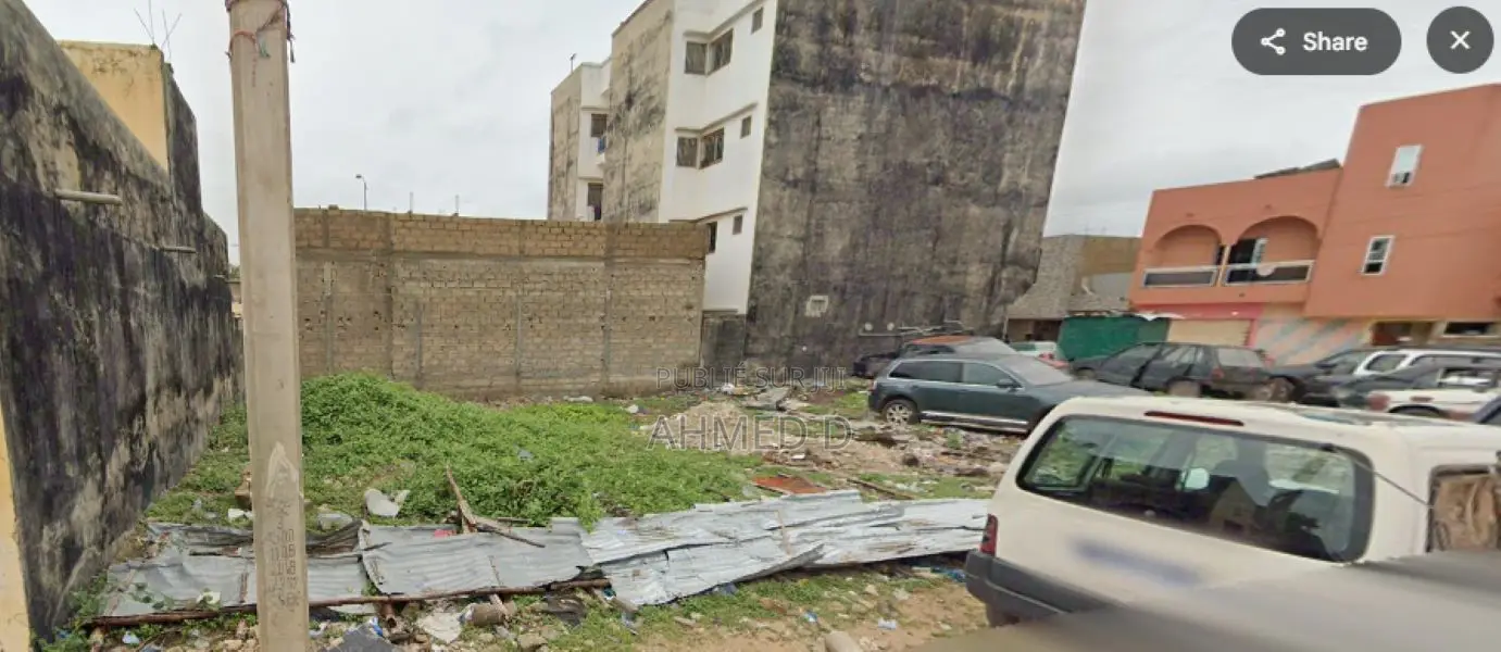 Terrain 225m2 Près en Bordure De Mer