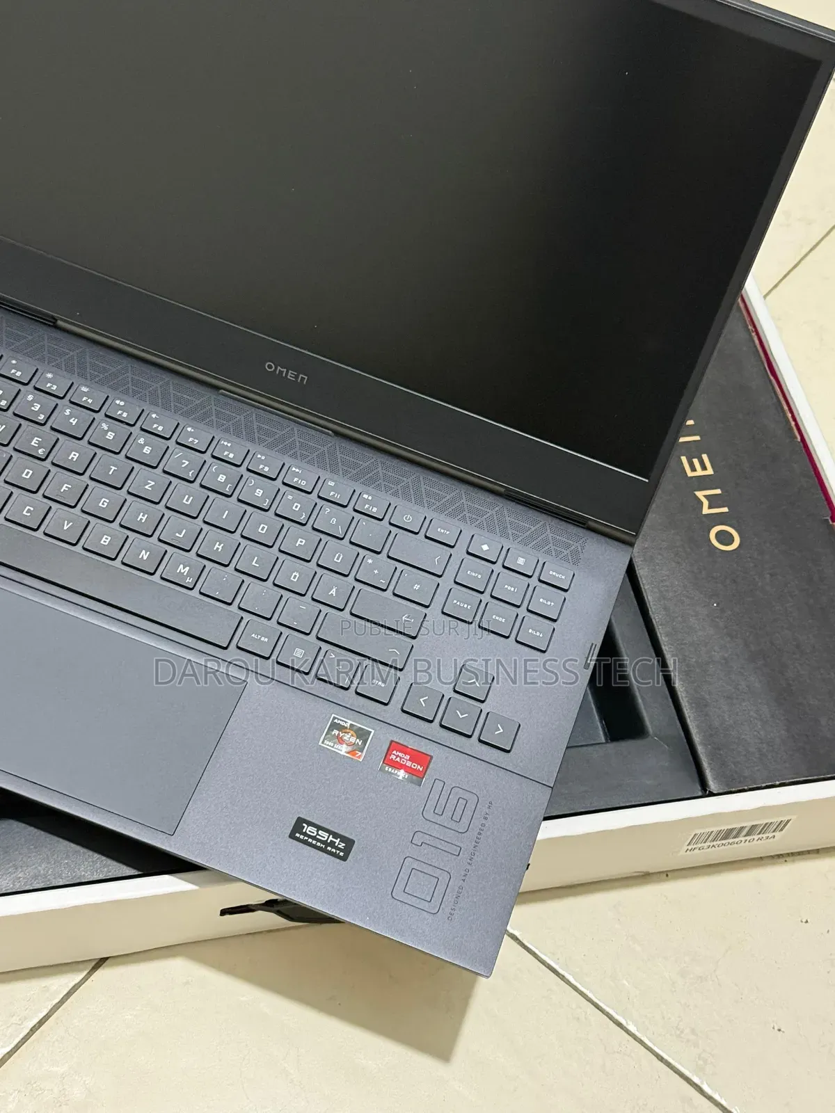 New Ordinateur Portable HP Omen 16 16GB AMD Ryzen 7 SSD 1T