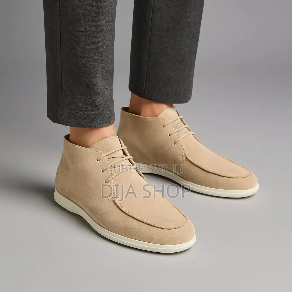 Loro Piana Montante Matière Daim Intérieur Cuir 40 41 42 43 44 45 46