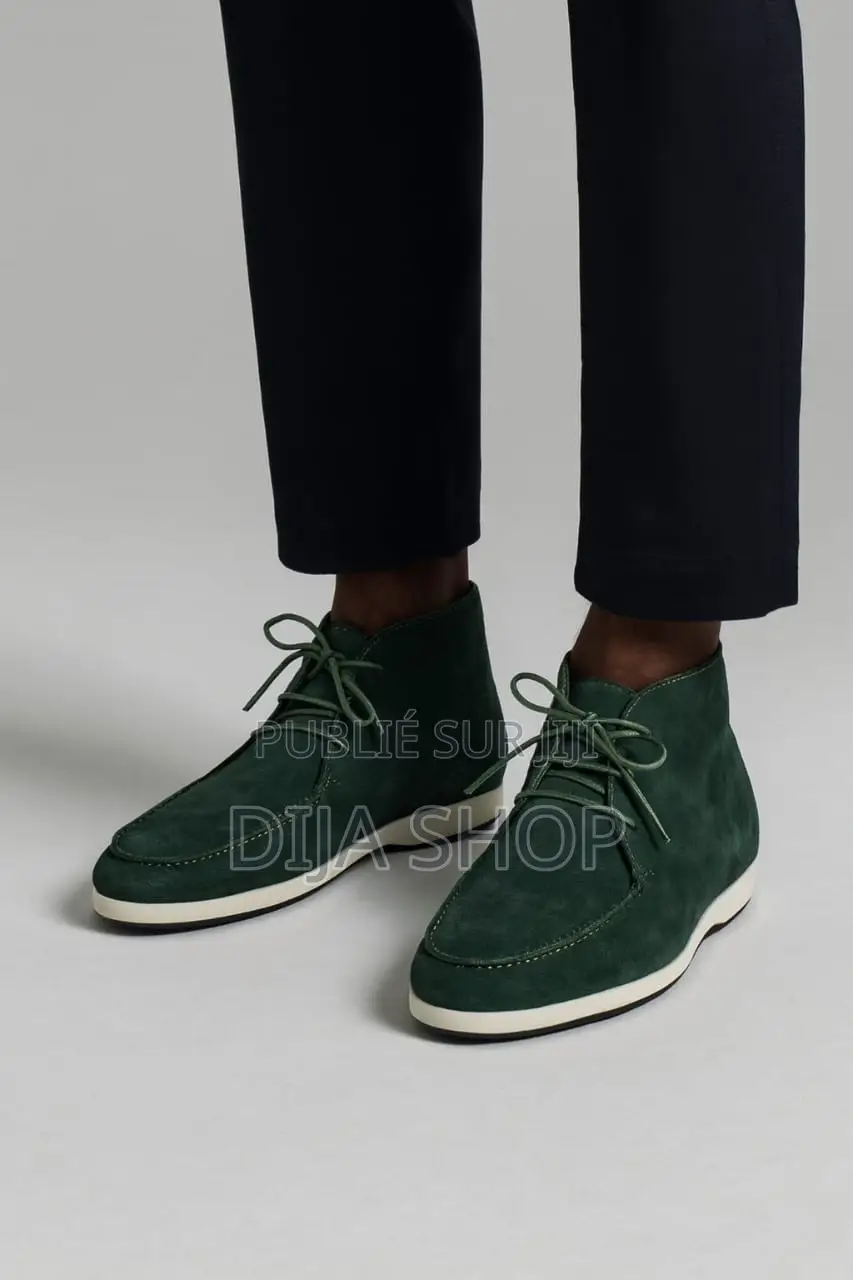 Loro Piana Montante Matière Daim Intérieur Cuir 40 41 42 43 44 45 46