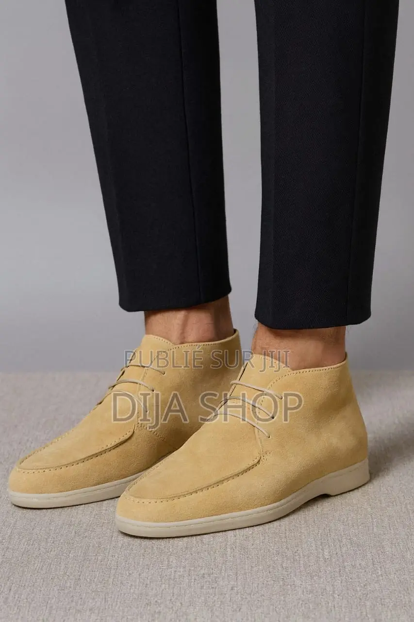 Loro Piana Montante Matière Daim Intérieur Cuir 40 41 42 43 44 45 46