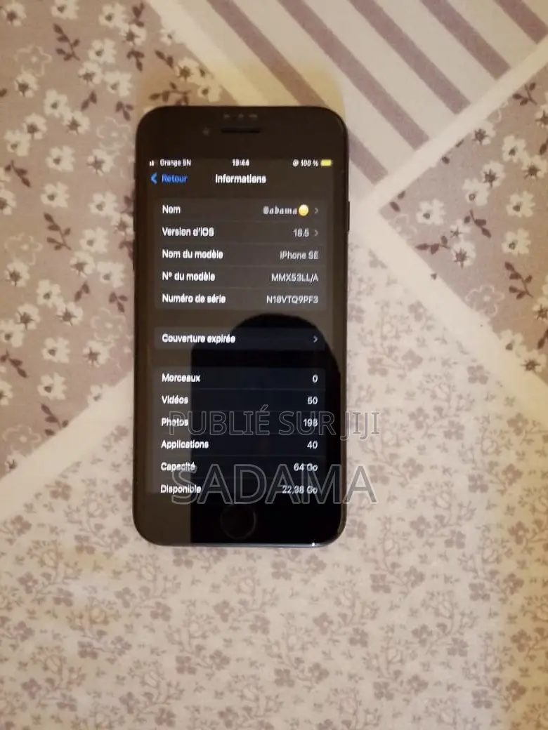 New Apple iPhone SE (2022) 64 GB Black