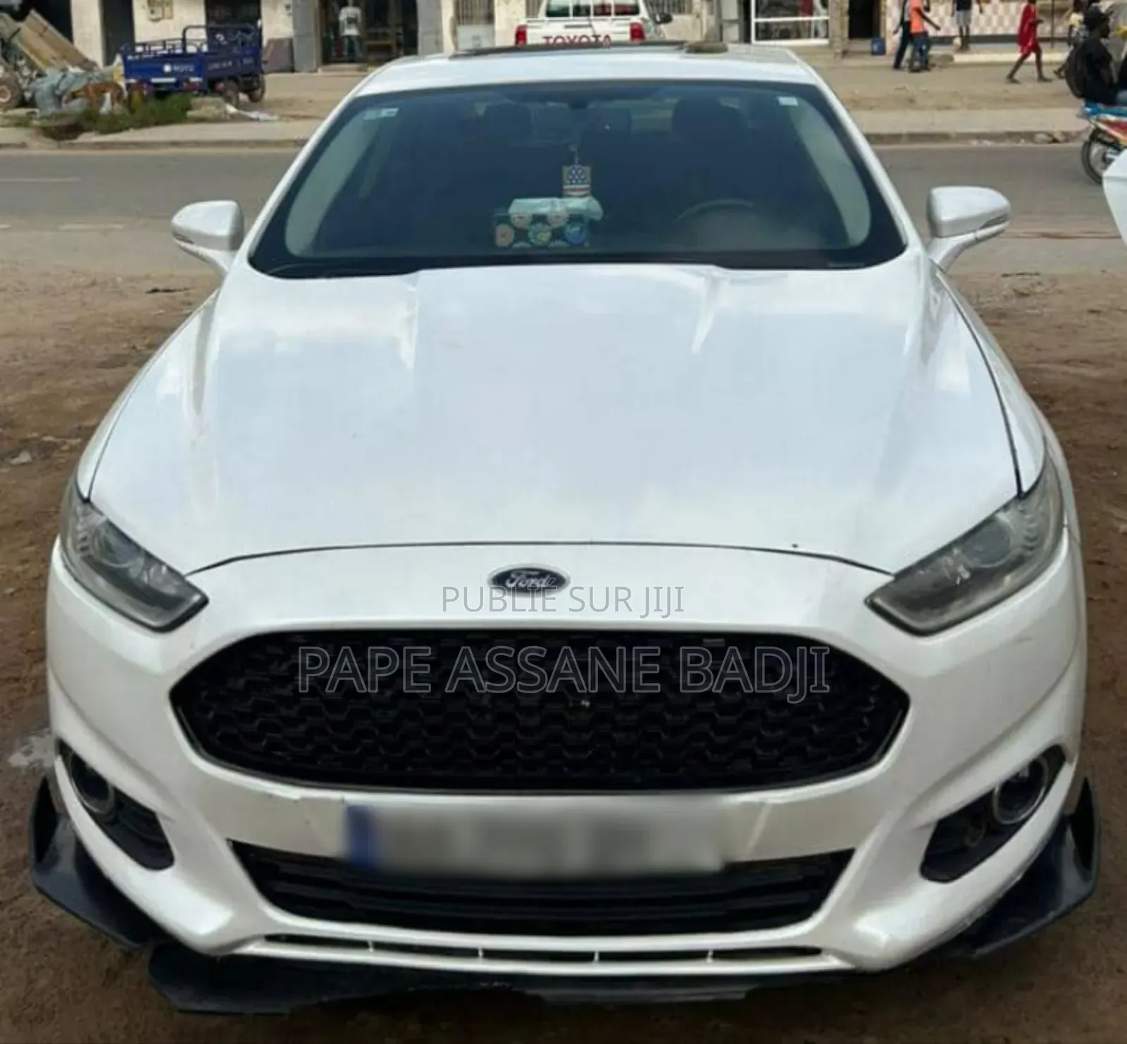 Ford Fusion SE 4dr Sedan AWD w/EcoBoost (2.0L 4cyl Turbo 6M) 2015 Blanc