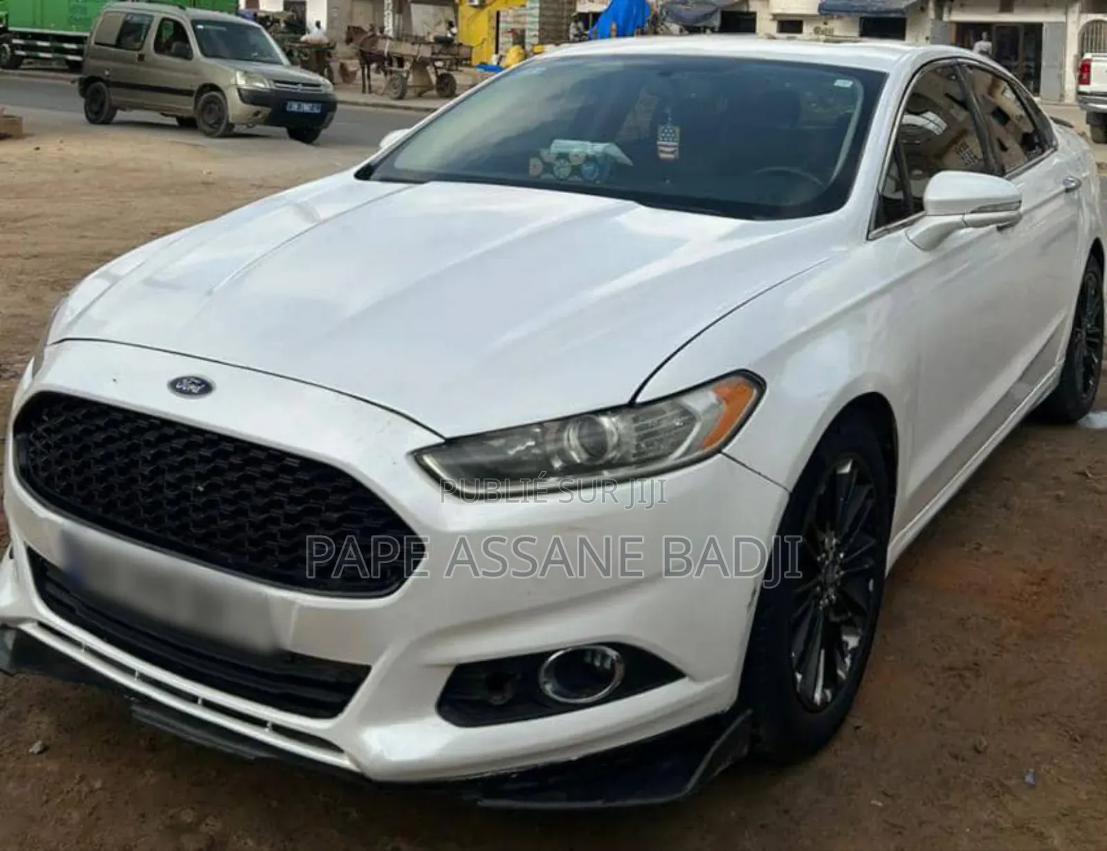 Ford Fusion SE 4dr Sedan AWD w/EcoBoost (2.0L 4cyl Turbo 6M) 2015 Blanc