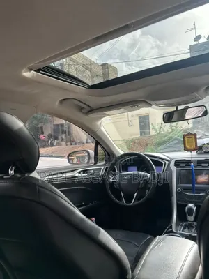 Ford Fusion SE 4dr Sedan AWD w/EcoBoost (2.0L 4cyl Turbo 6M) 2015 Blanc