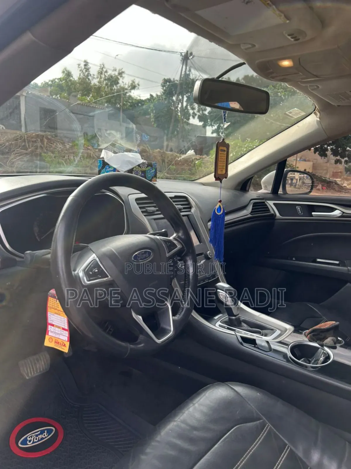 Ford Fusion SE 4dr Sedan AWD w/EcoBoost (2.0L 4cyl Turbo 6M) 2015 Blanc