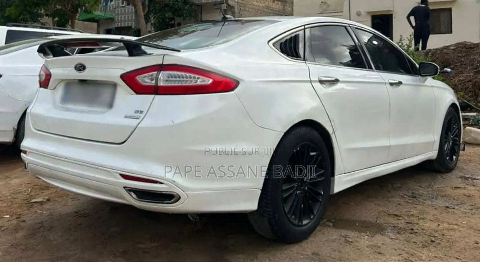 Ford Fusion SE 4dr Sedan AWD w/EcoBoost (2.0L 4cyl Turbo 6M) 2015 Blanc