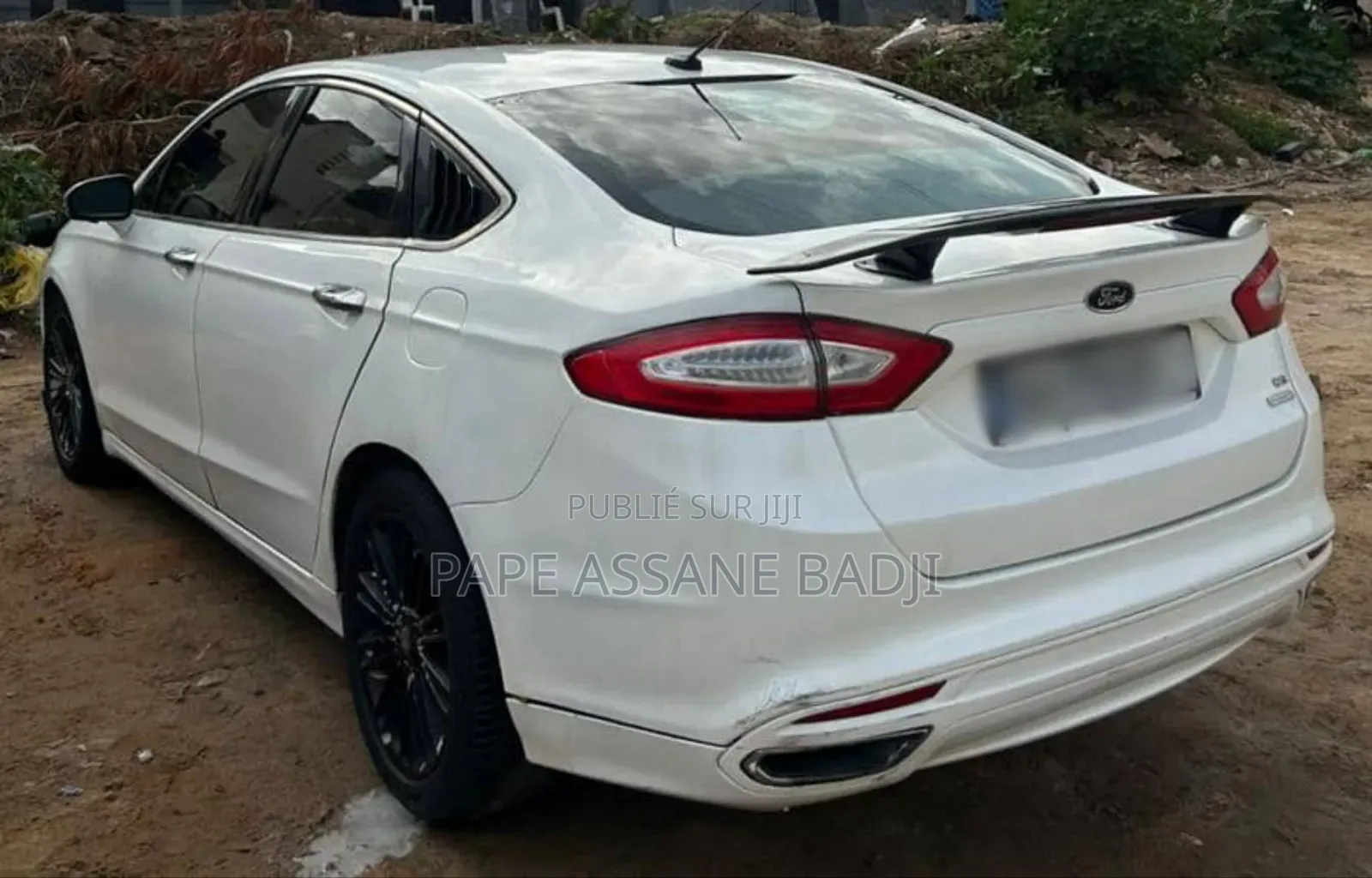 Ford Fusion SE 4dr Sedan AWD w/EcoBoost (2.0L 4cyl Turbo 6M) 2015 Blanc