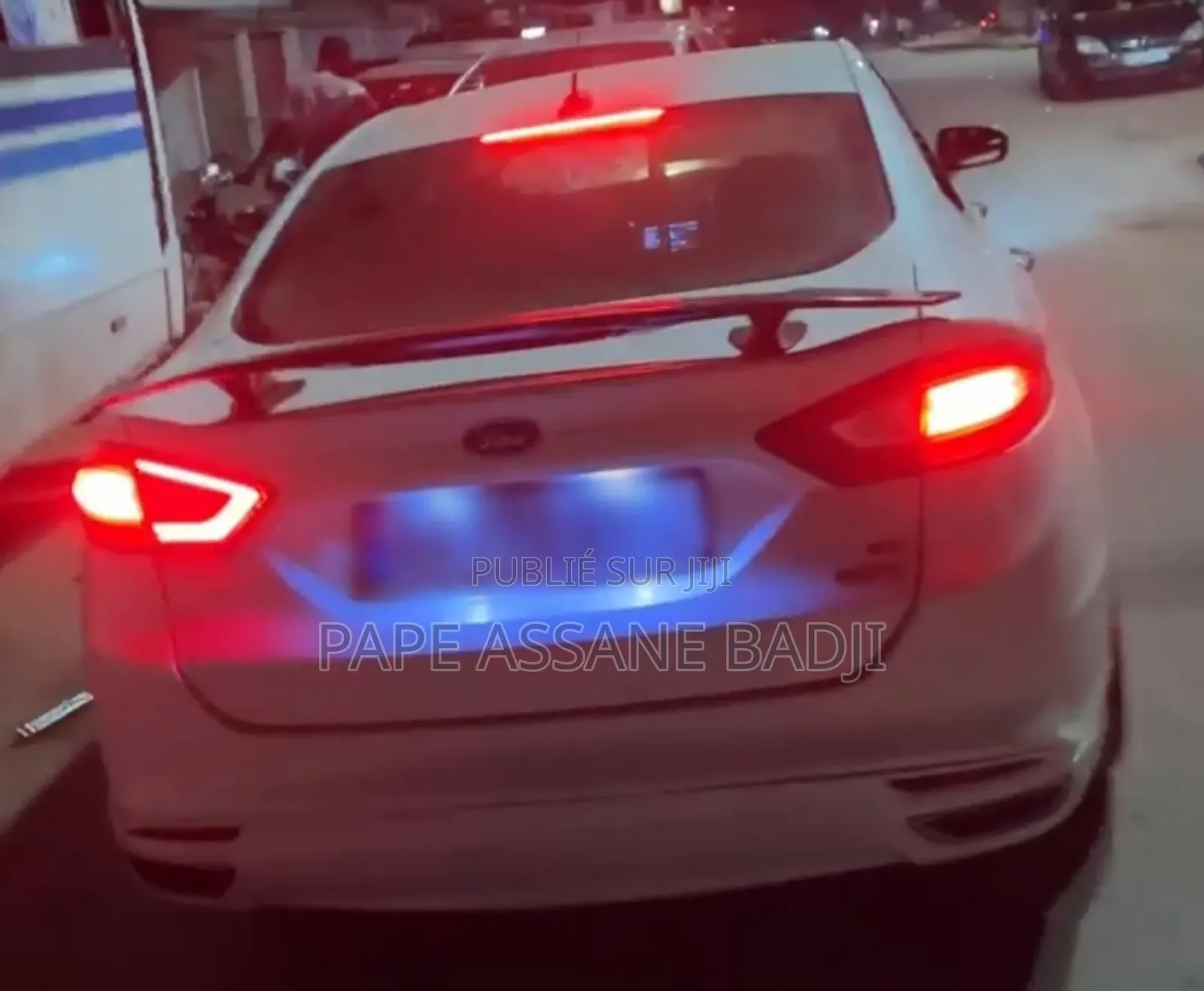 Ford Fusion SE 4dr Sedan AWD w/EcoBoost (2.0L 4cyl Turbo 6M) 2015 Blanc