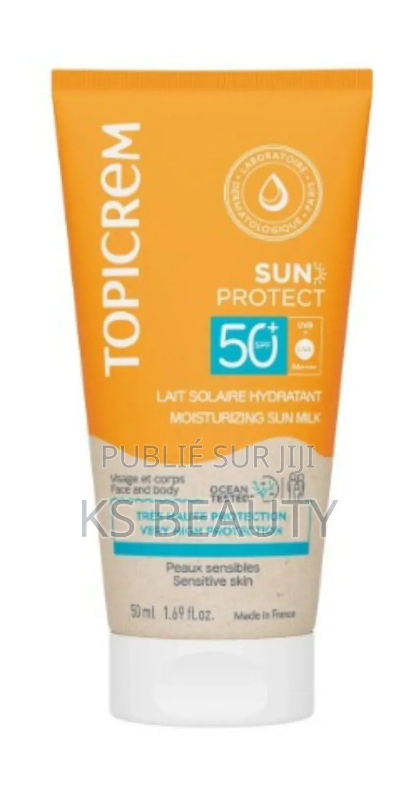 Topicrem Sun Protect Lait Solaire Hydratant Spf50+ :200ml
