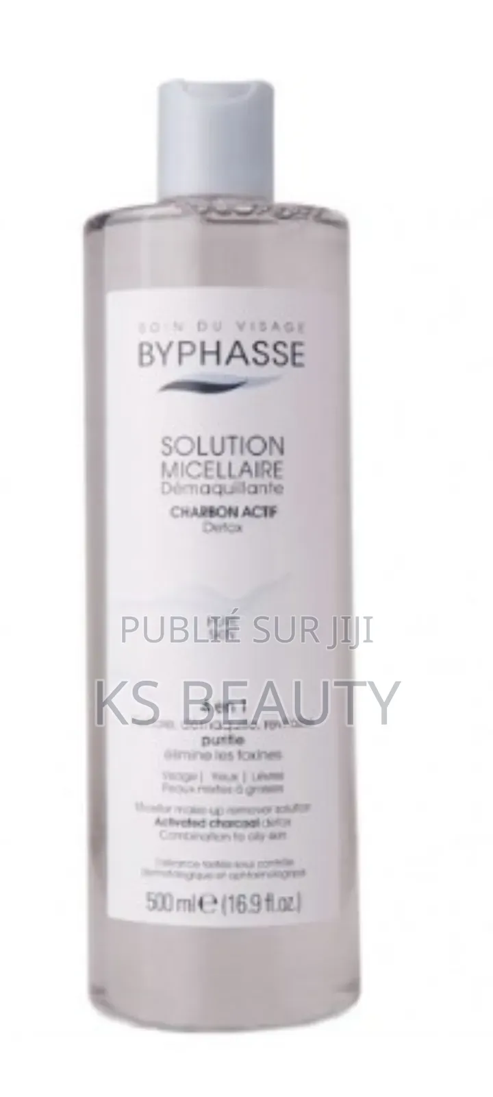 Byphasse Solution Micellaire Démaquillante Au Charbon Actif