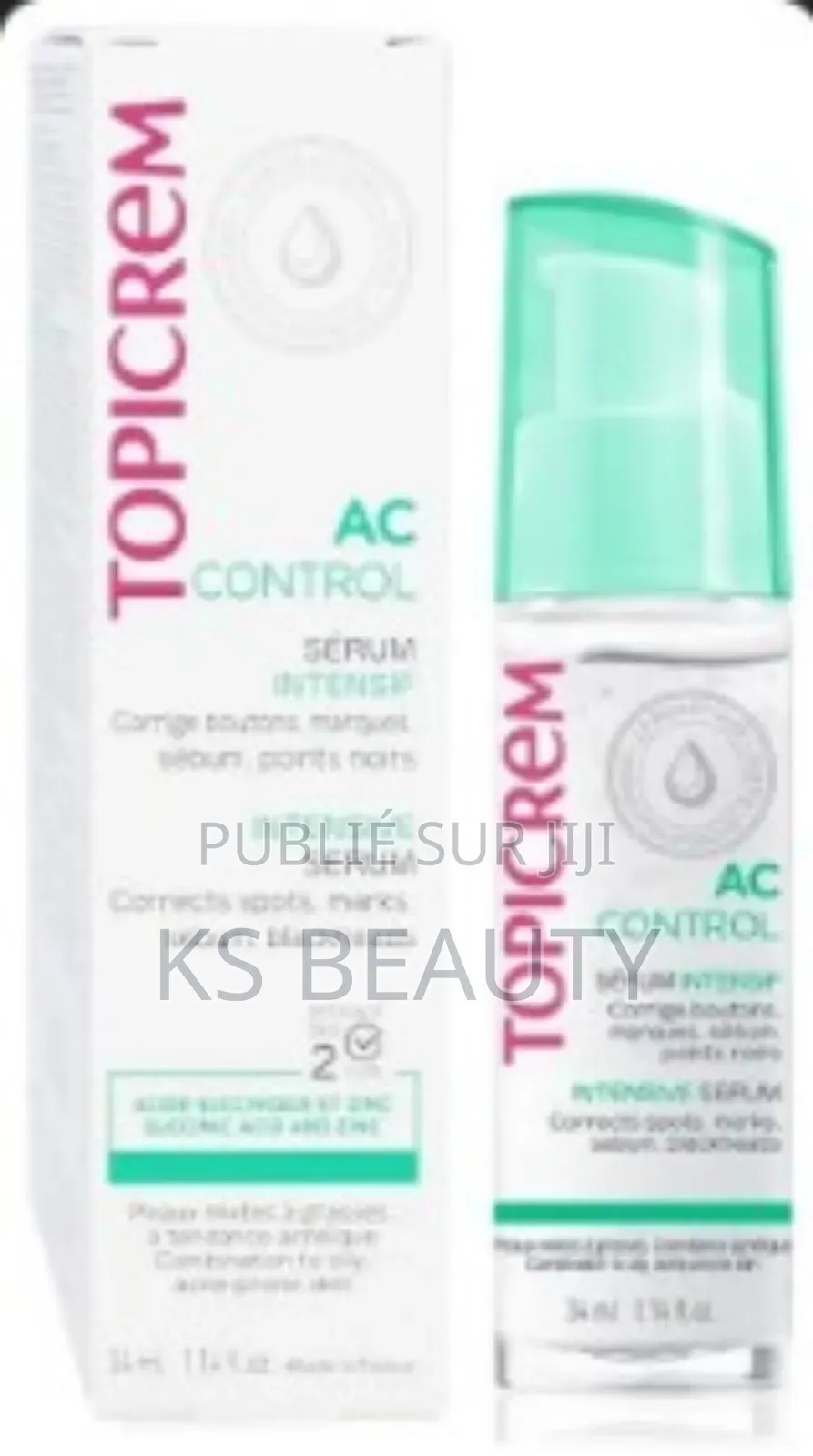 Topicrem Ac Control Sérum Intensif Anti Boutons 34 Ml