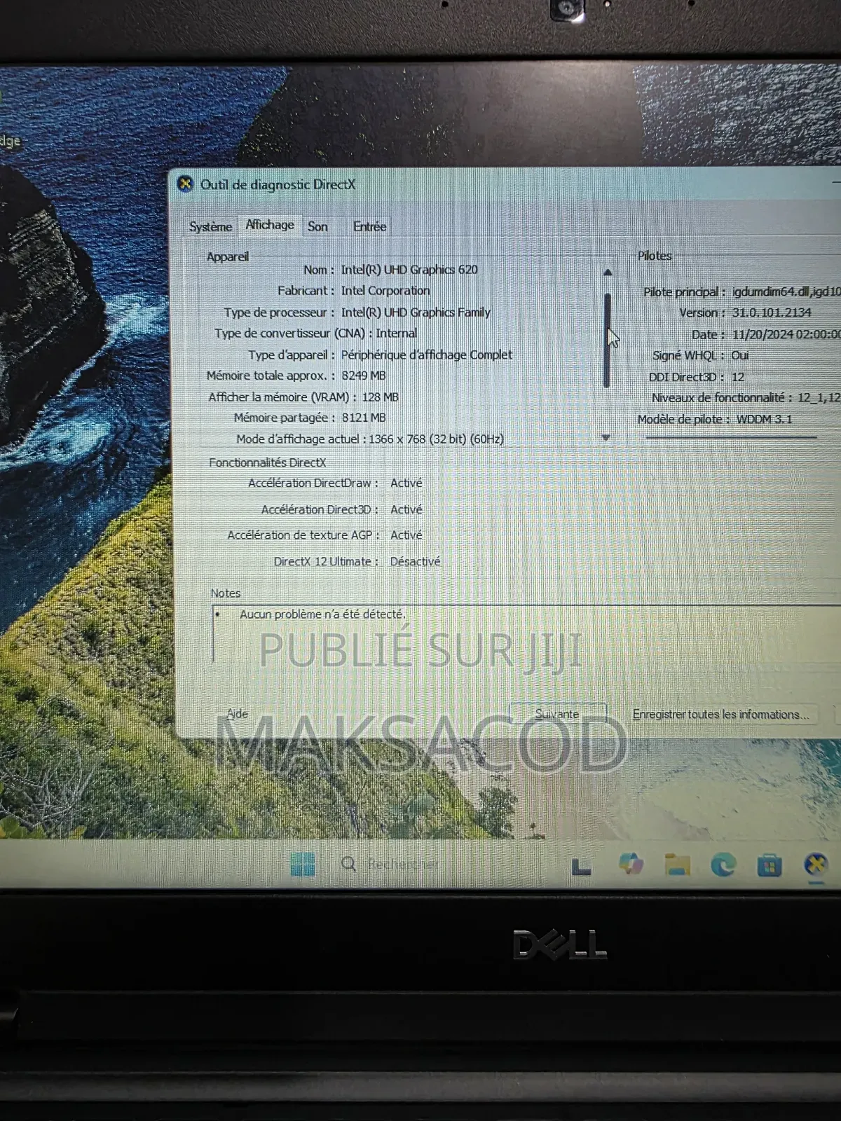 Ordinateur portable Dell Latitude 5490 16GB Intel Core i5 SSD 256GB