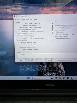 Ordinateur portable Dell Precision 5510 32GB Intel Core i7 SSD 256GB