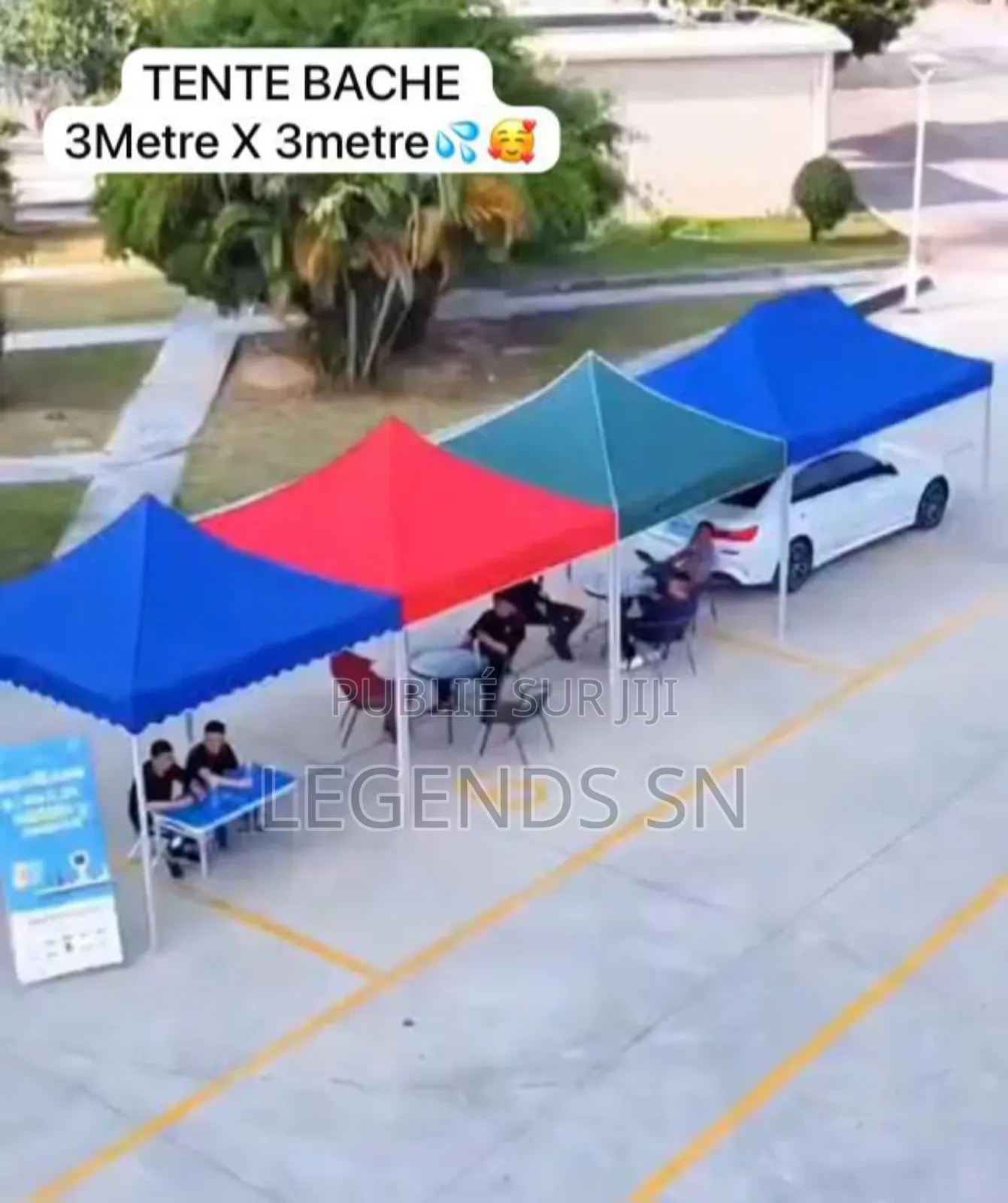 Tente Bache 3 Mètre Carré