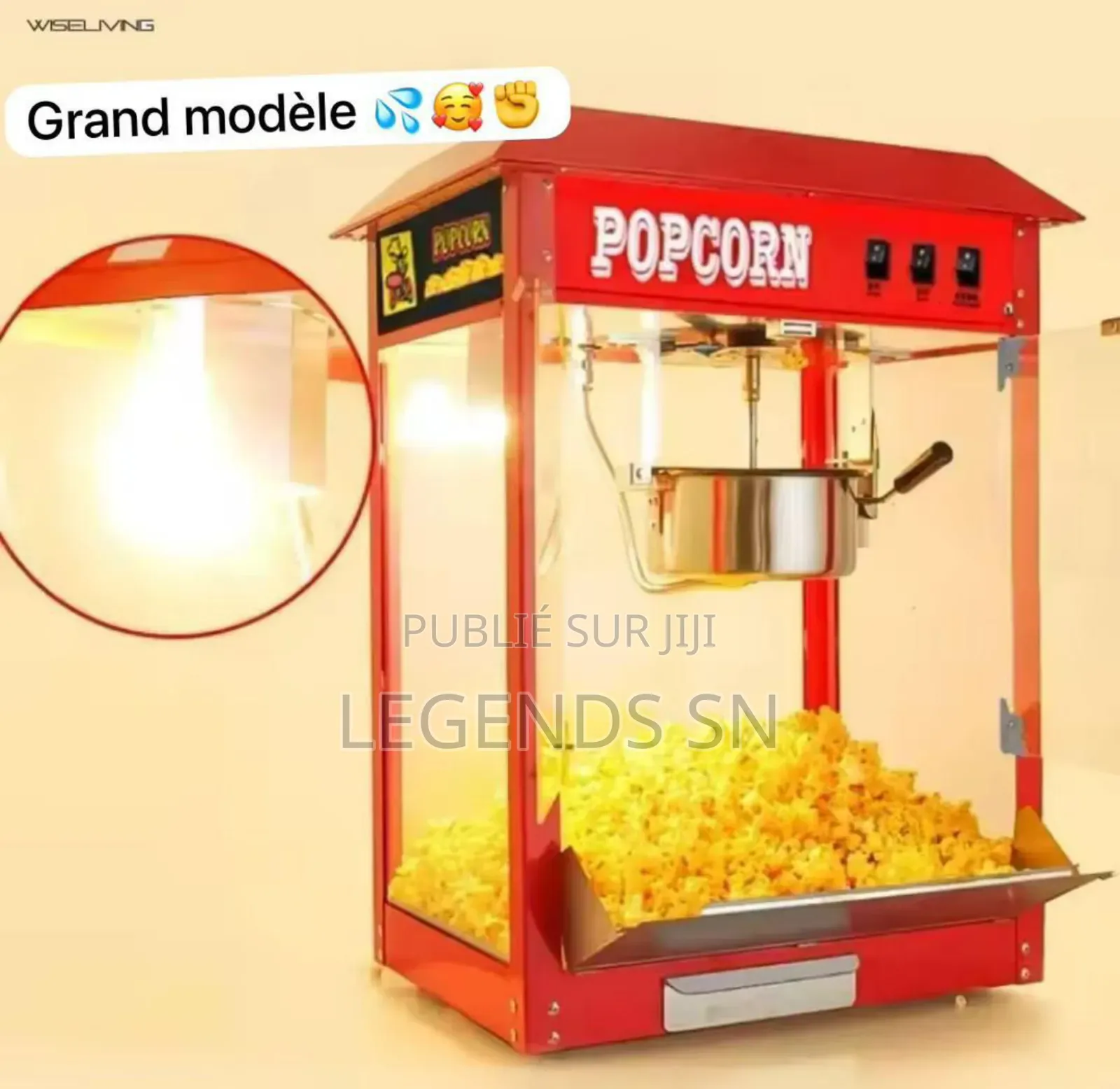 Machine À Popcorn Grand Modèle