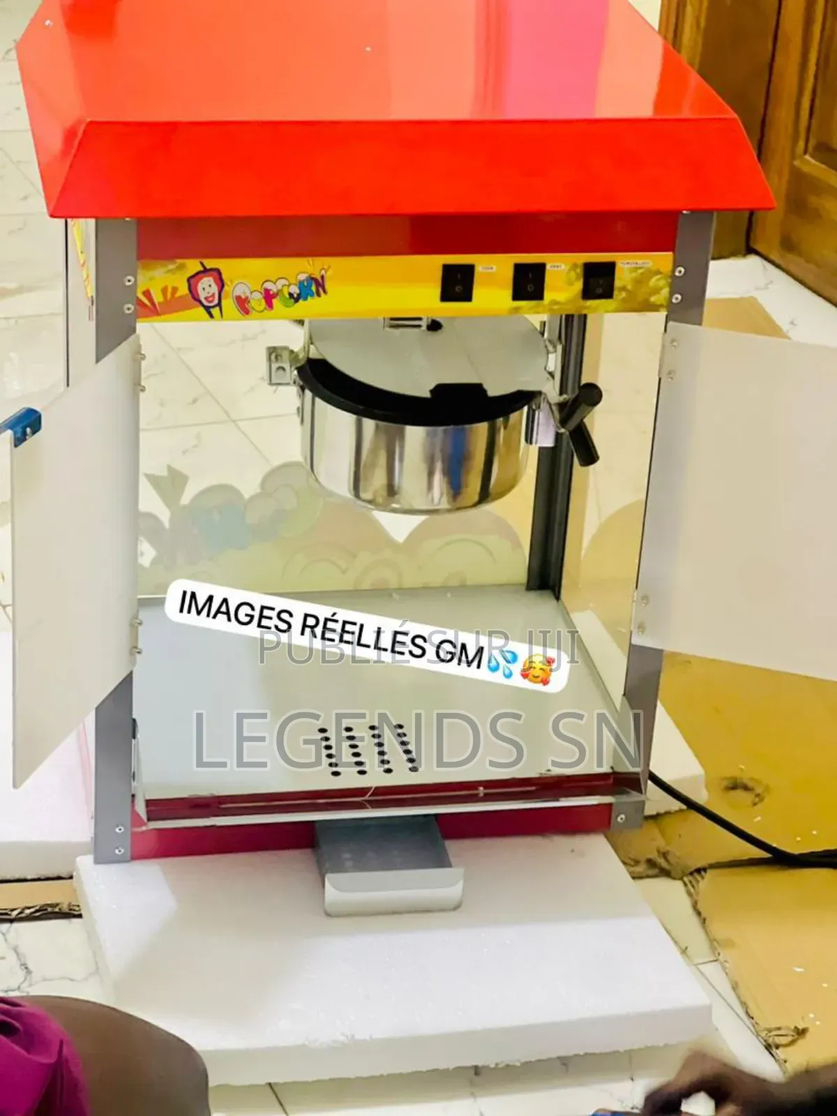 Machine À Popcorn Grand Modèle