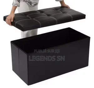 Pouf De Rangement 2 Place Multifonctions