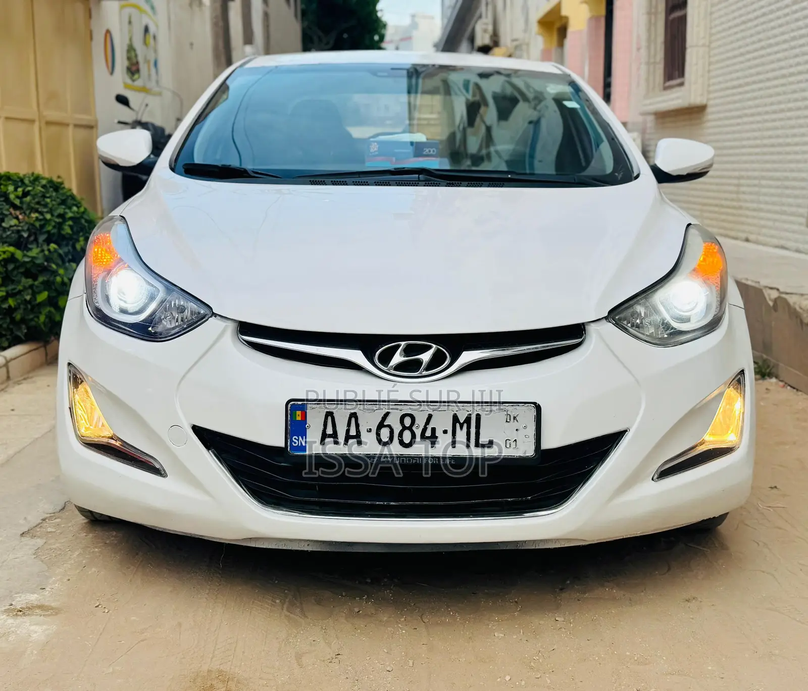 Hyundai Avante 2015 Blanc