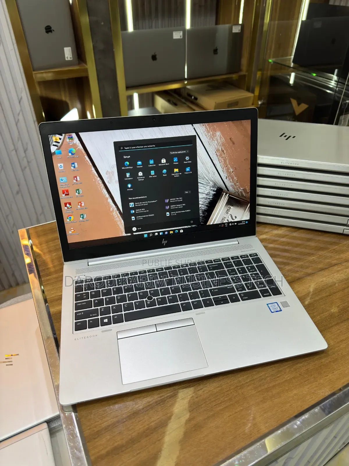 New Ordinateur Portable HP EliteBook 850 G6 8GB Intel Core I5 SSD 256GB