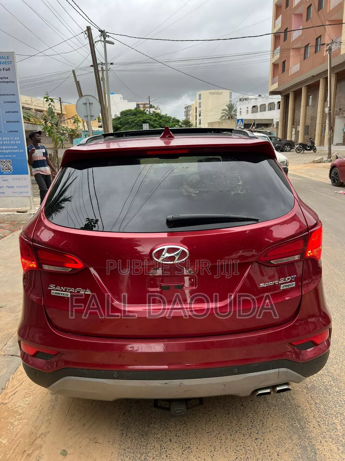 Hyundai Santa Fe 2017 Rouge