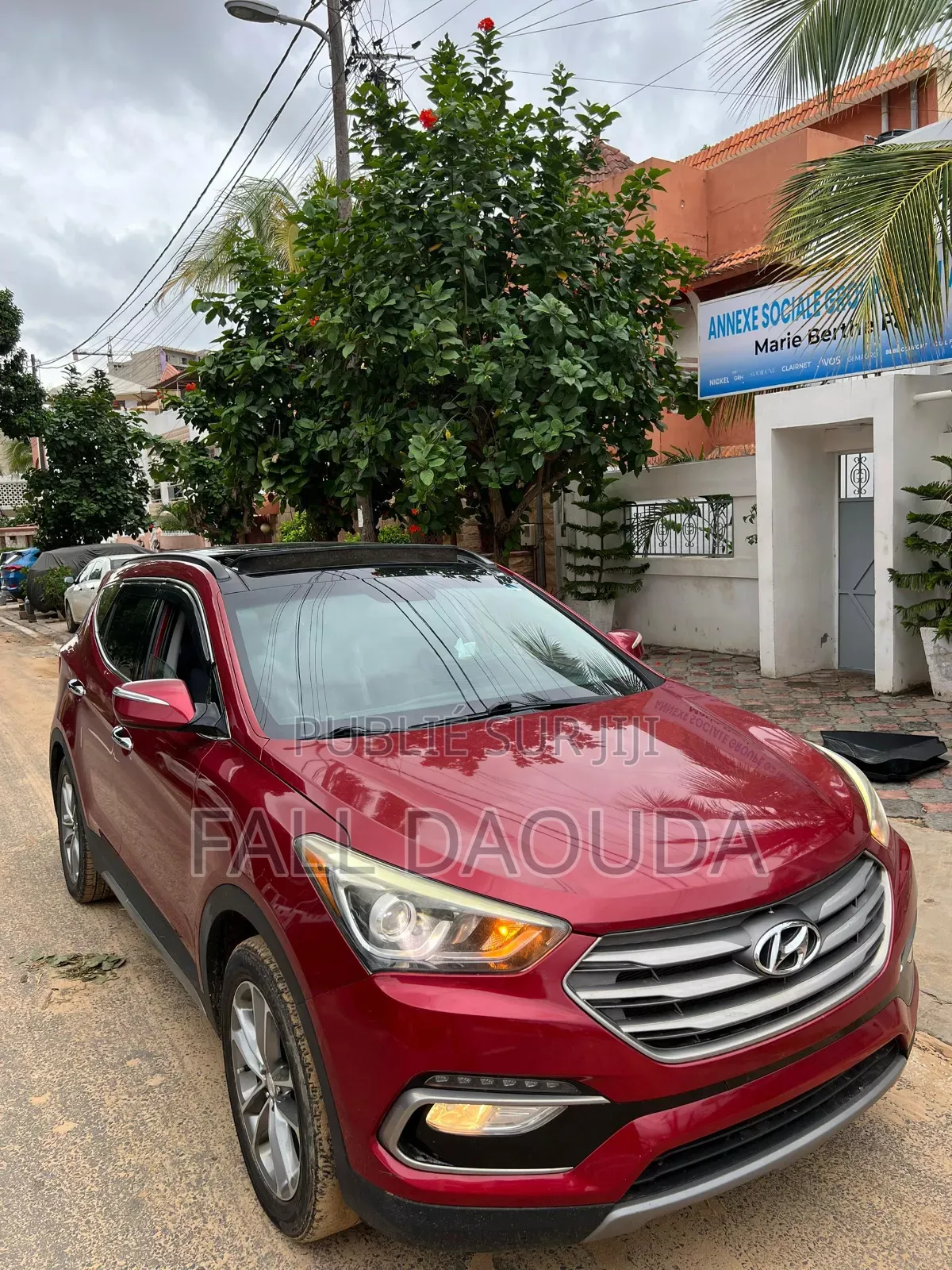 Hyundai Santa Fe 2017 Rouge