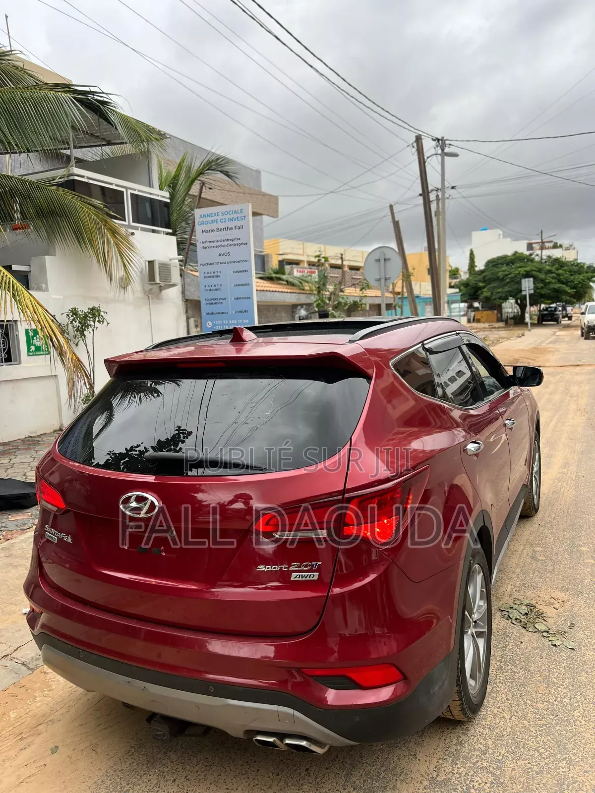 Hyundai Santa Fe 2017 Rouge