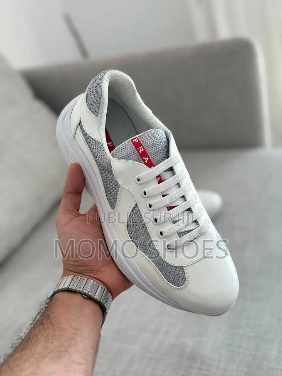Prada America’S Cup – Sneakers De Luxe Emblématiques