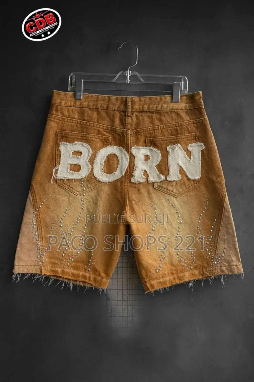 Short Jean Étoile CDB