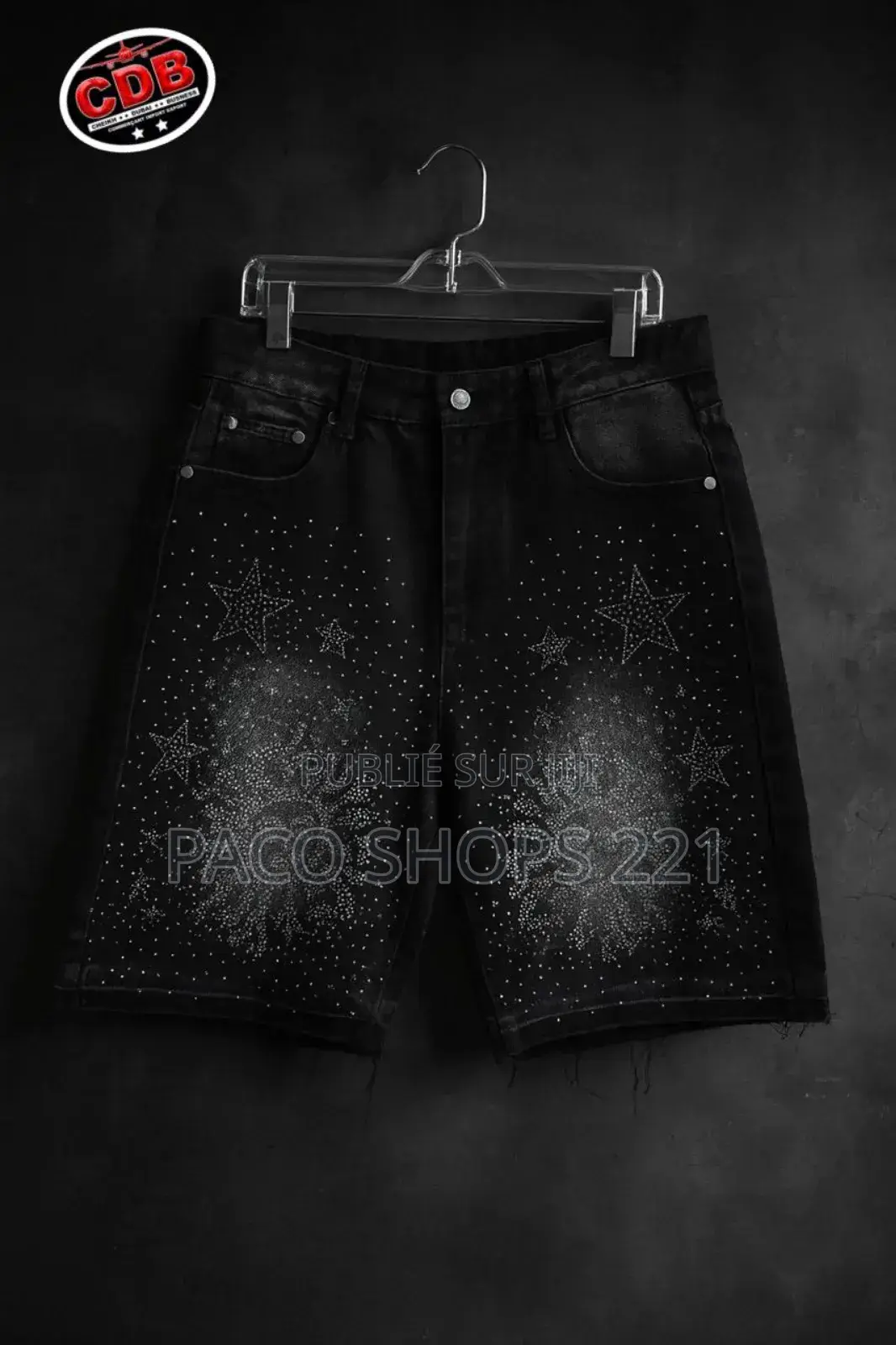 Short Jean Étoile CDB