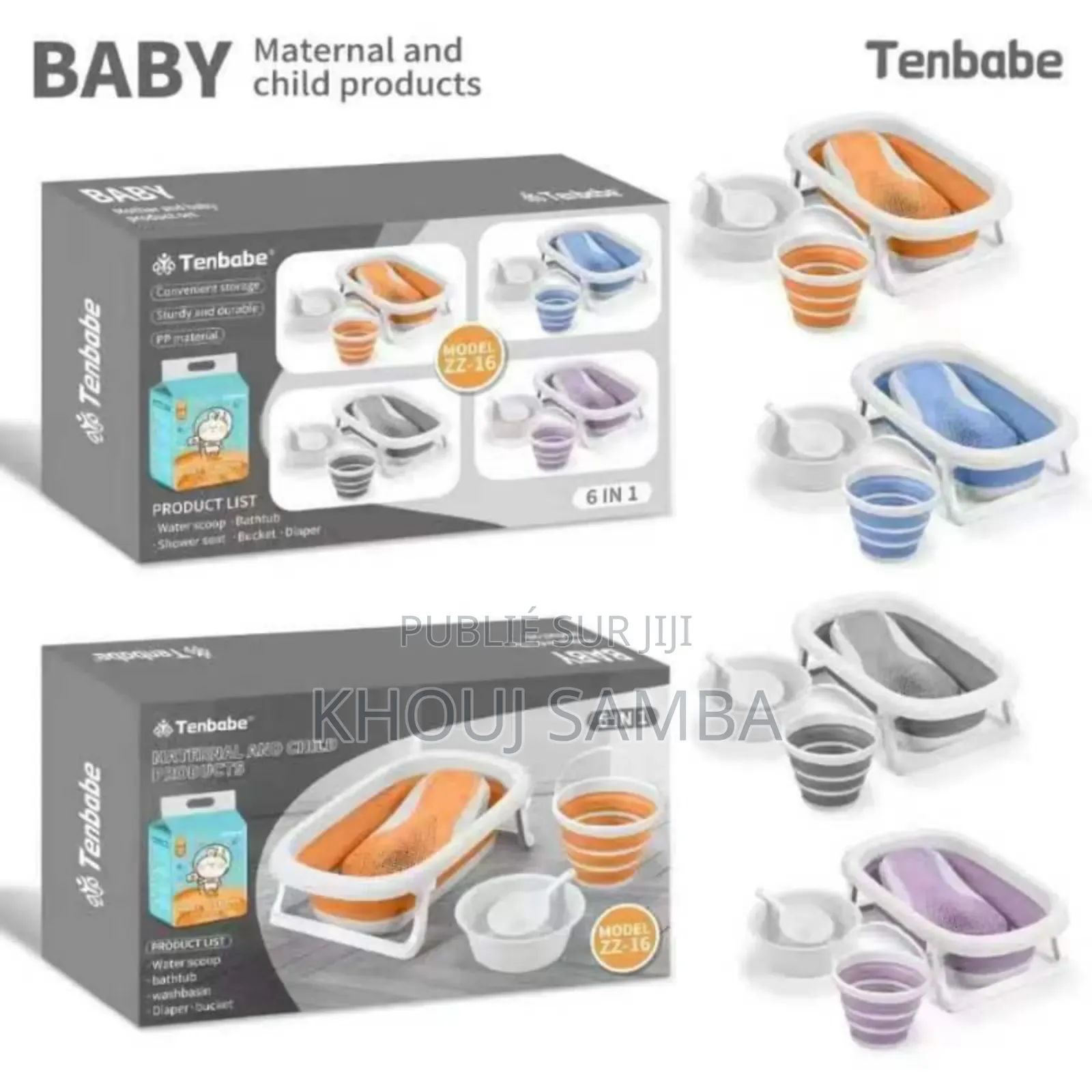 Ensemble Bassine Pliable Avec Accessoires