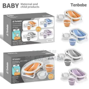 Photo - Ensemble Bassine Pliable Avec Accessoires