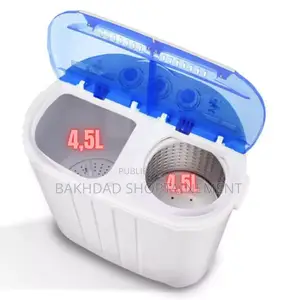 Mini Machine À Laver 2 Compartiment 4,5l X2